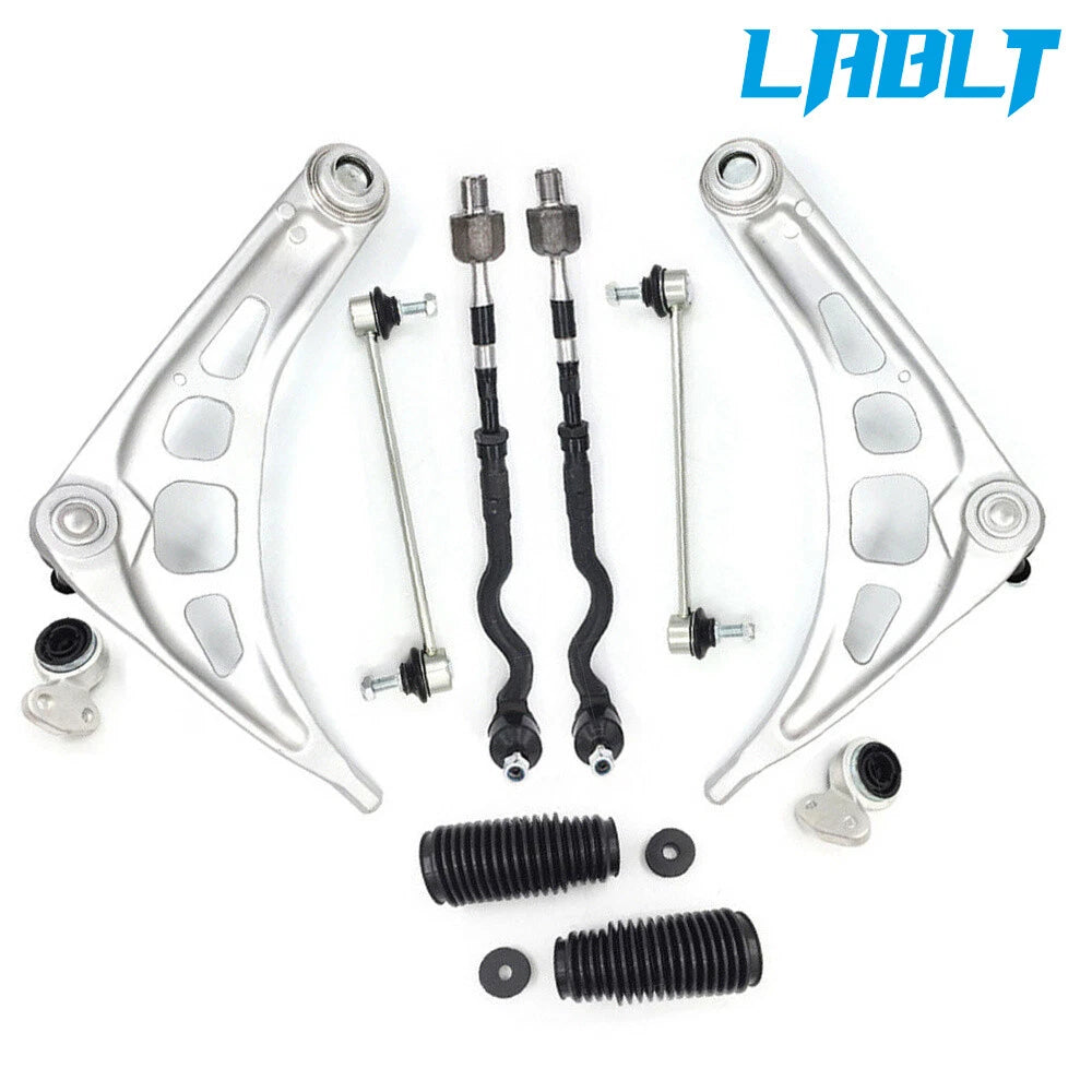 Control Arm Ball Joint Sway Bar Tie Rod Boot Kit for BMW 320i (2001–2005)