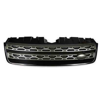 Upper Bumper Mesh Grille for Land Rover Discovery Sport (2015–2019) Black Gloss Gray