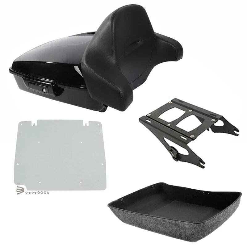 Chopped Trunk Backrest Mount Plate for Harley Touring (2014–Present)
