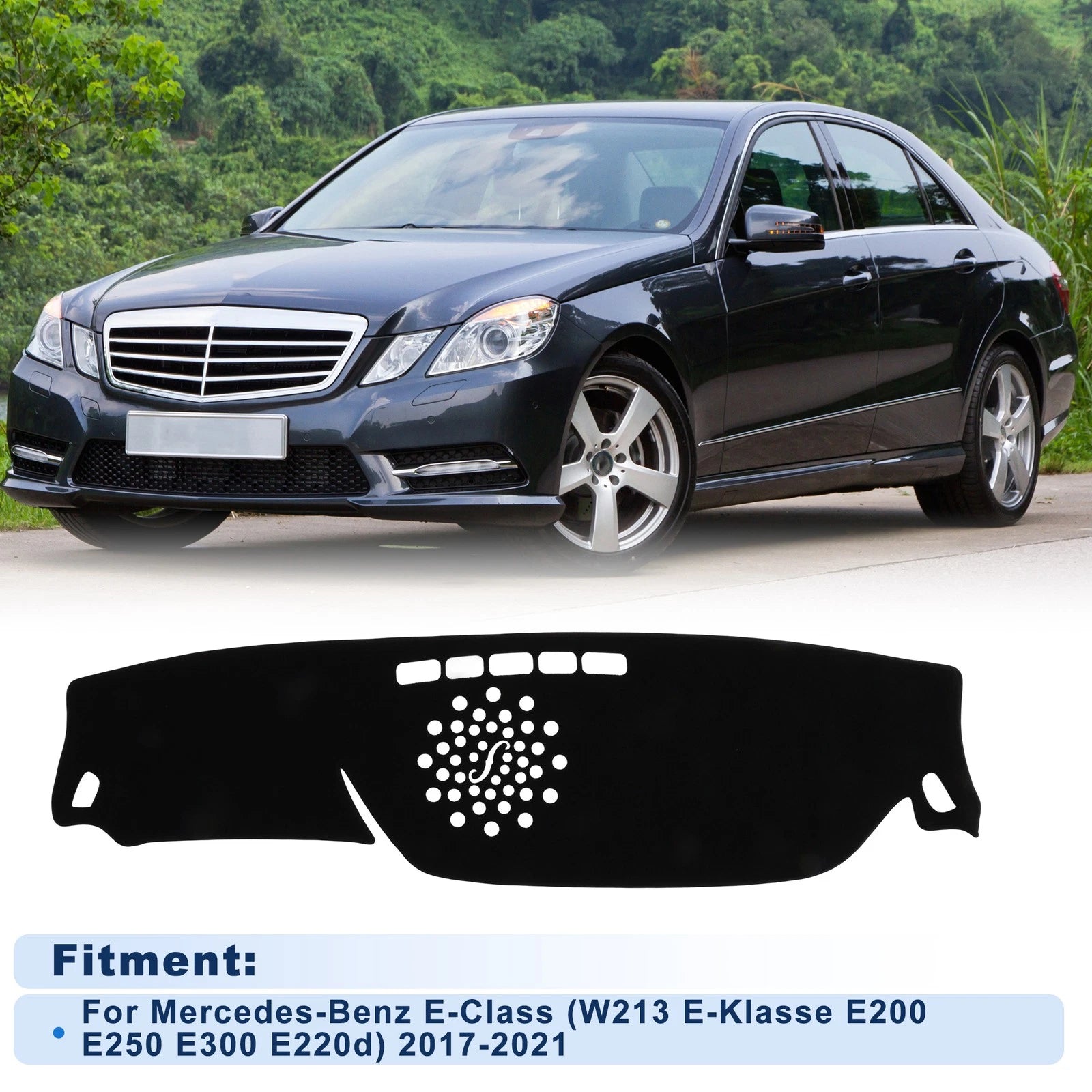 Dash Cover for Mercedes-Benz E-Class W213 (2017–2023) Black