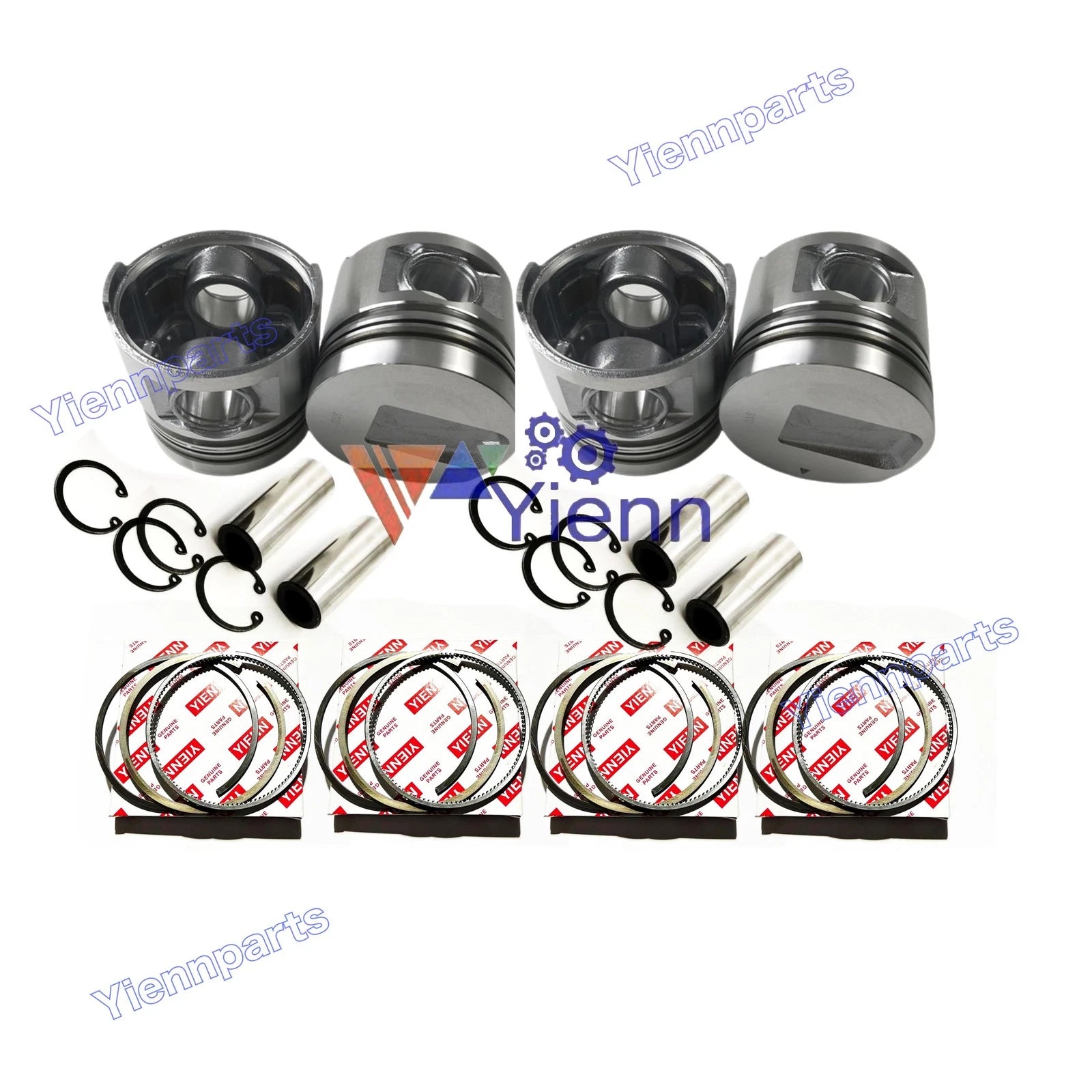 Piston Kit Ring for Mitsubishi Caterpillar PD25 PD30 Forklift (S4S S4S-IDI)
