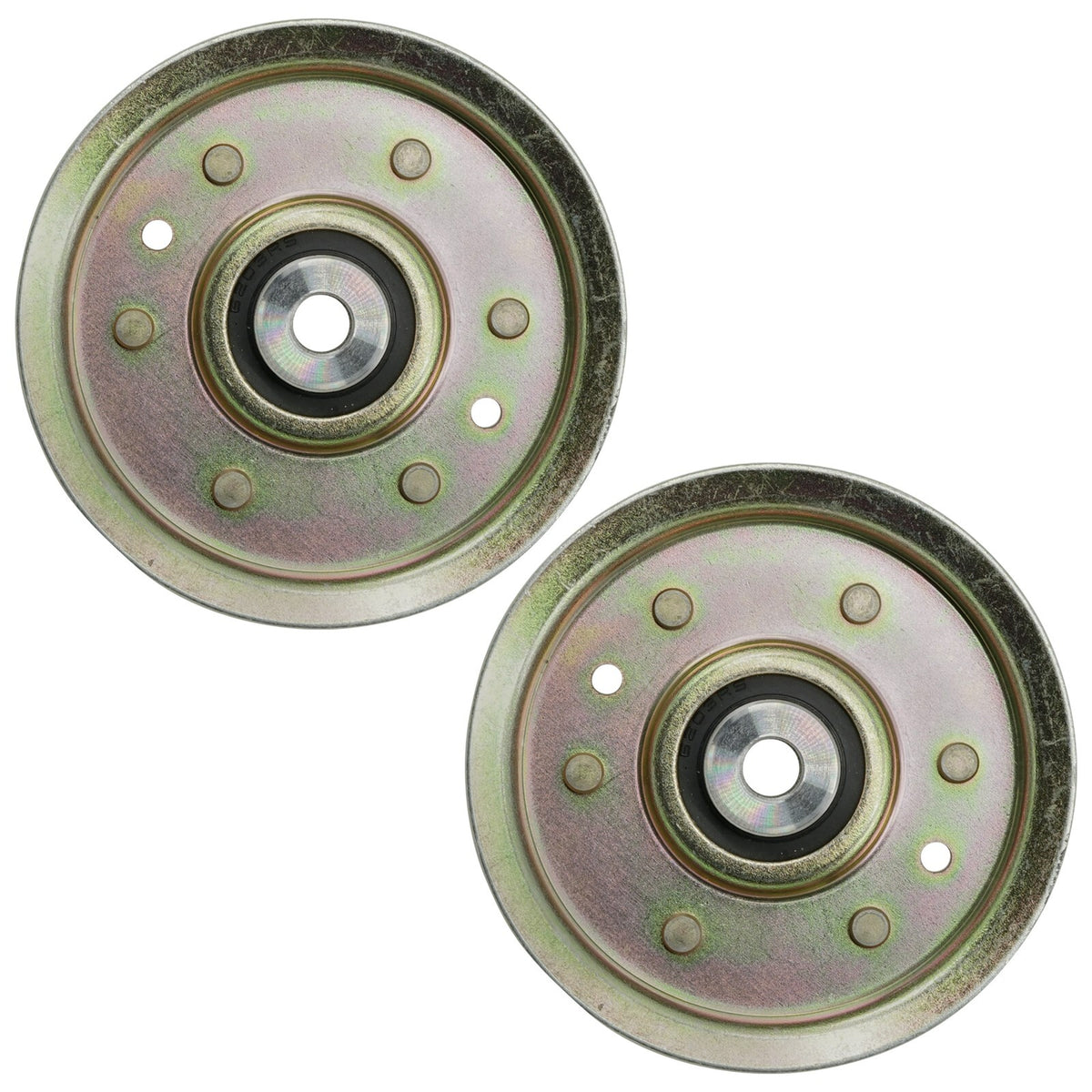 Qty 2 Deck Flanged Idler Pulley Replacement for Ariens 48 in (2011–2011)