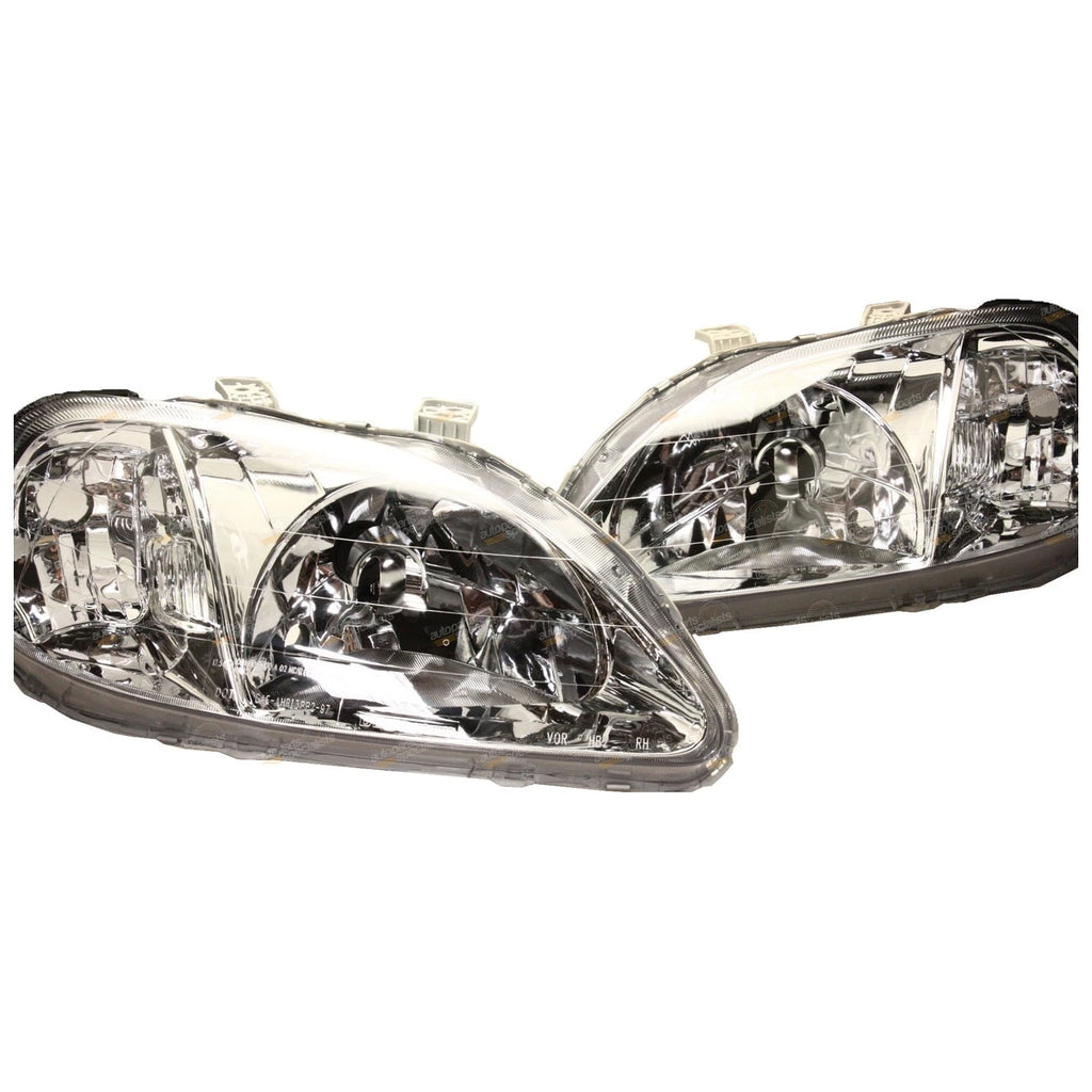 Headlights Pair for Honda Civic EK Series 2 (1999–2000)