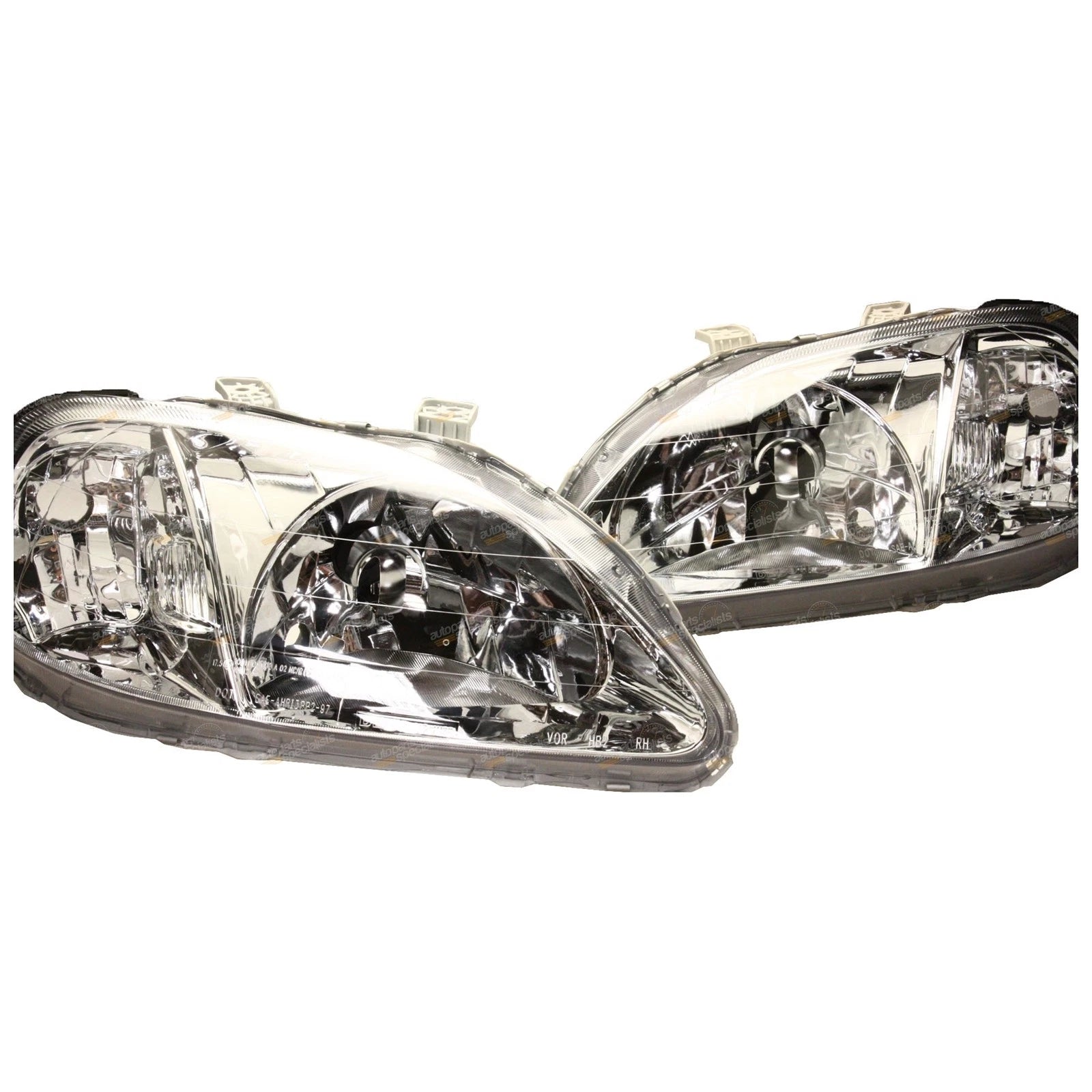 Headlights Pair for Honda Civic EK Series 2 (1999–2000)