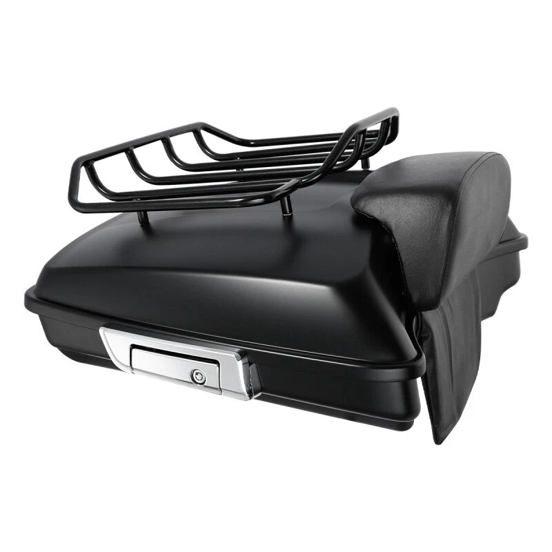Matte Black Razor Trunk Pad for Harley Touring (2009–2013)