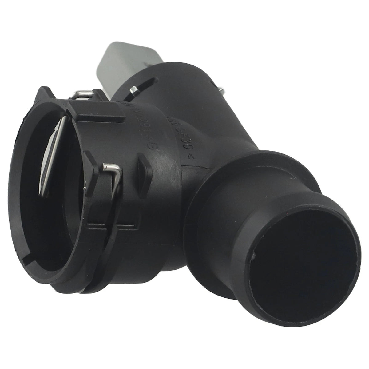 Black ABS Radiator Coolant Flange for Golf, Skoda (2015–2021) 5Q0122291T