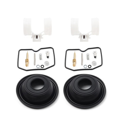 2 Set Carburetor Repair Kit Float Diaphragm For Kawasaki EN450 454 LTD 1985-1990