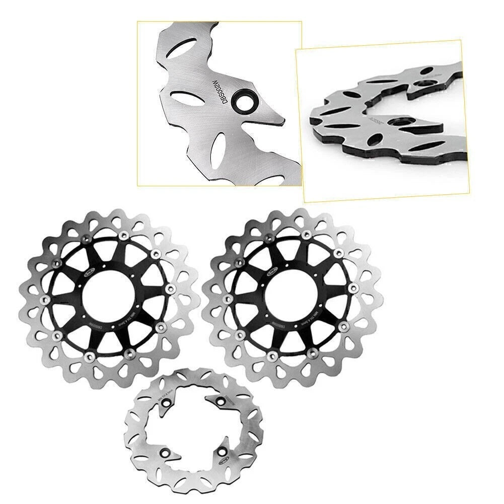 Front Rear Brake Rotors for Honda CBR1000RR (2006–2007) Stainless Steel