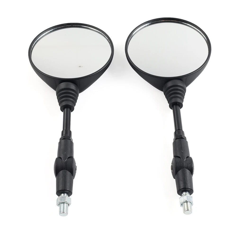 Universal Motorcycle Side Rear Rearview Mirrors Folding Mirror 10mm Dirtbike