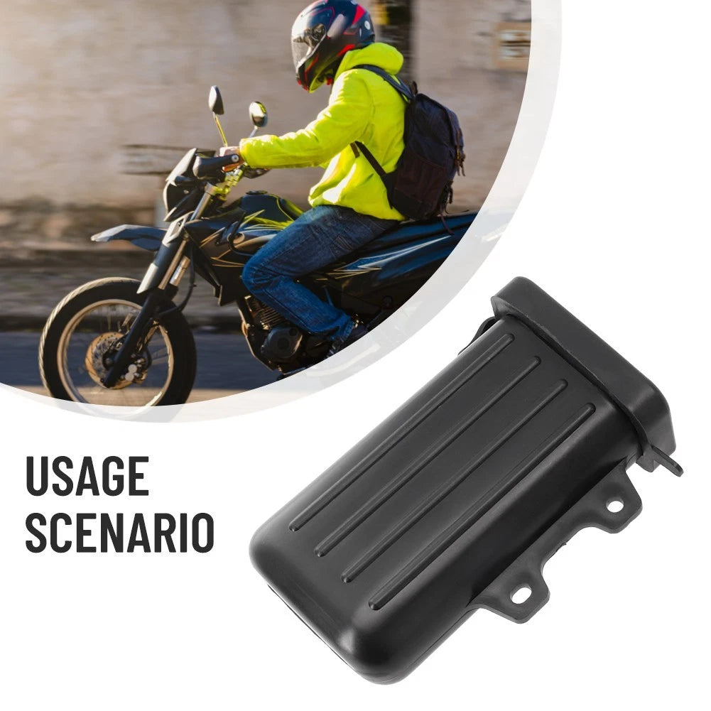 Tool Box for Motorcycle (1 Piece) ABS Black Direct Replacement