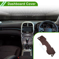 Dashboard Cover Mat for Chevrolet Malibu (2012–2015) Dash Mat Carpet Brown
