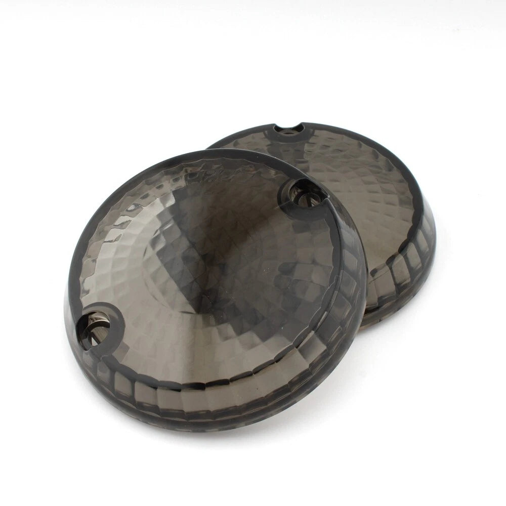 Turn Signal Lens Cover for Yamaha Kawasaki Vulcan 1500 VN (1996–2009) Smoke T9