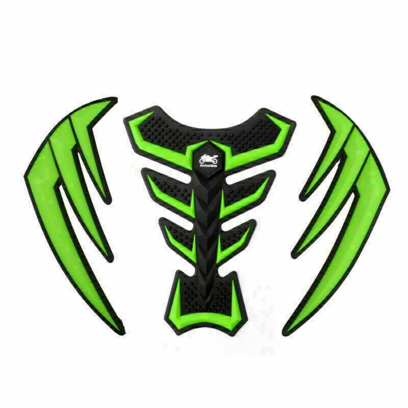 3D Rubber Side Tank Pad Protector for Yamaha YZF R1 R6 R6S FZ1 FJR (T9)