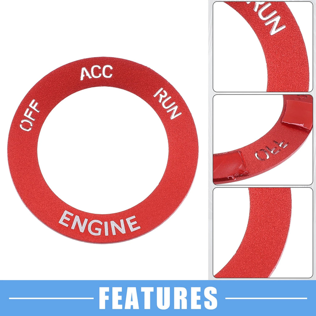 Engine Start Button Sticker Replacement for Dodge Challenger (2015–2024)