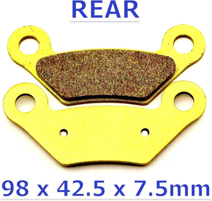 MC Brake Pads for John Deere XUV Gator 625i 825i 855D (2011–2017)