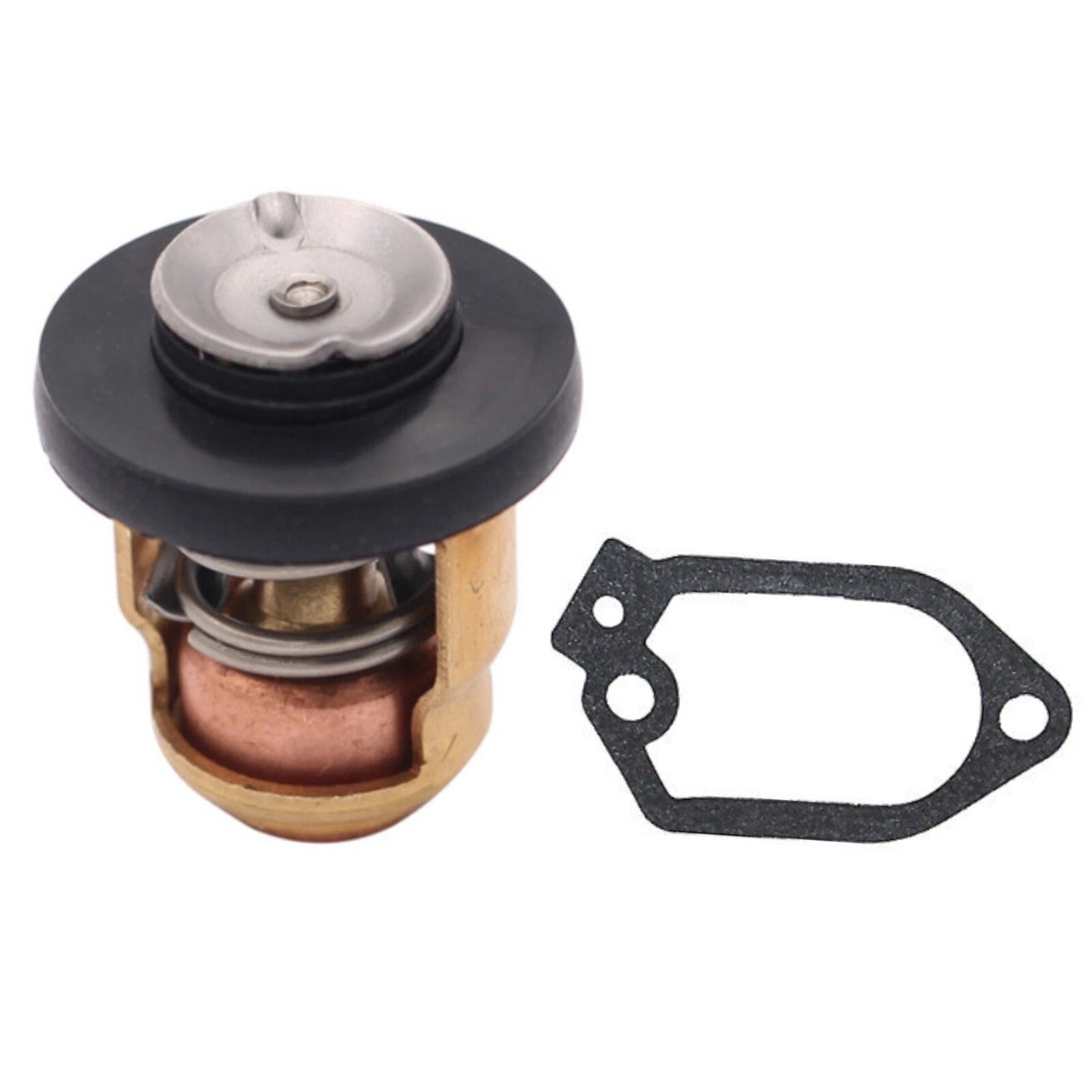 Yamaha Outboard Thermostat with Gasket for Yamaha (6E5-12411-10, 688-12411-10, 61A-12414-A0)