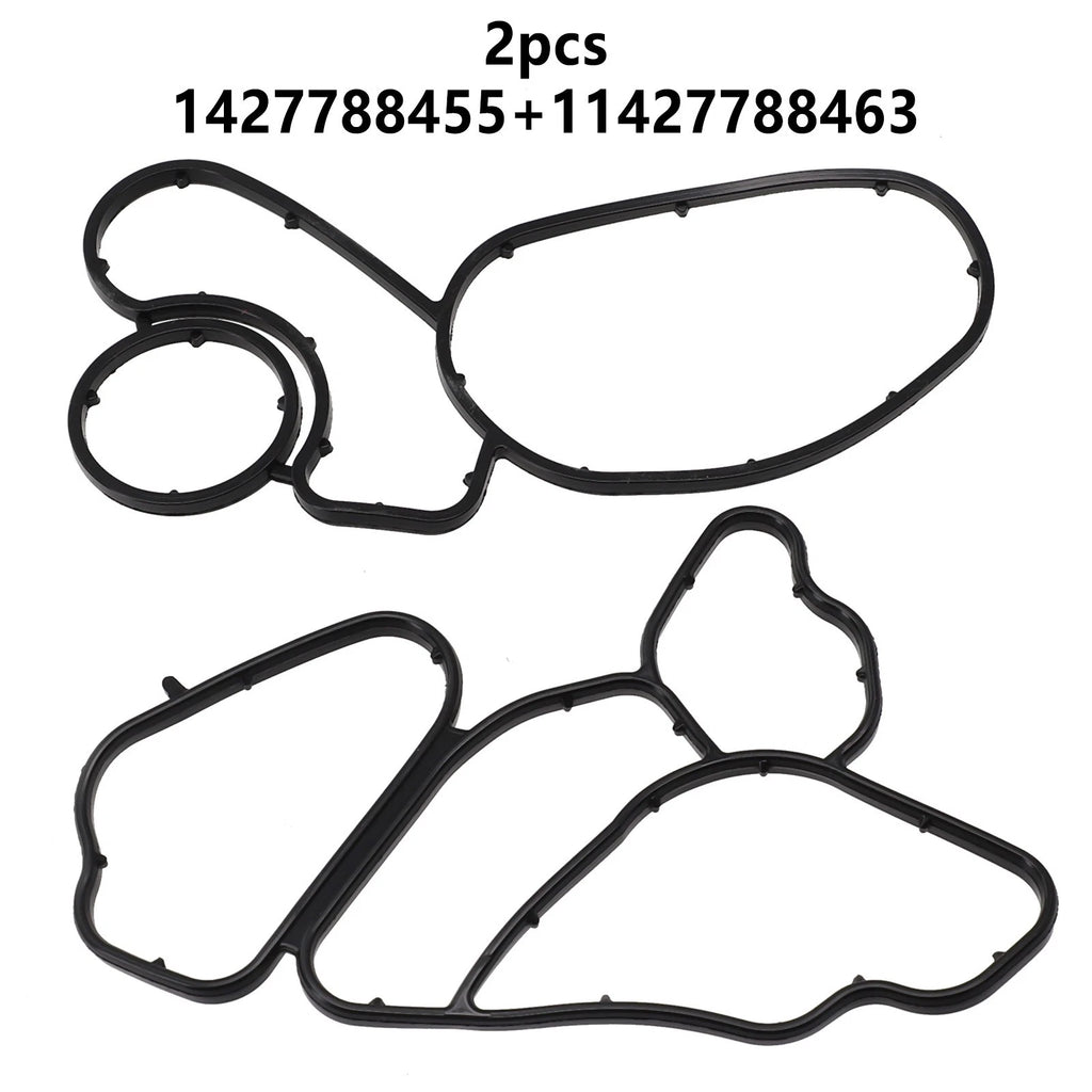 2X Element Seal Gasket for BMW (11427788455, 11427788463)