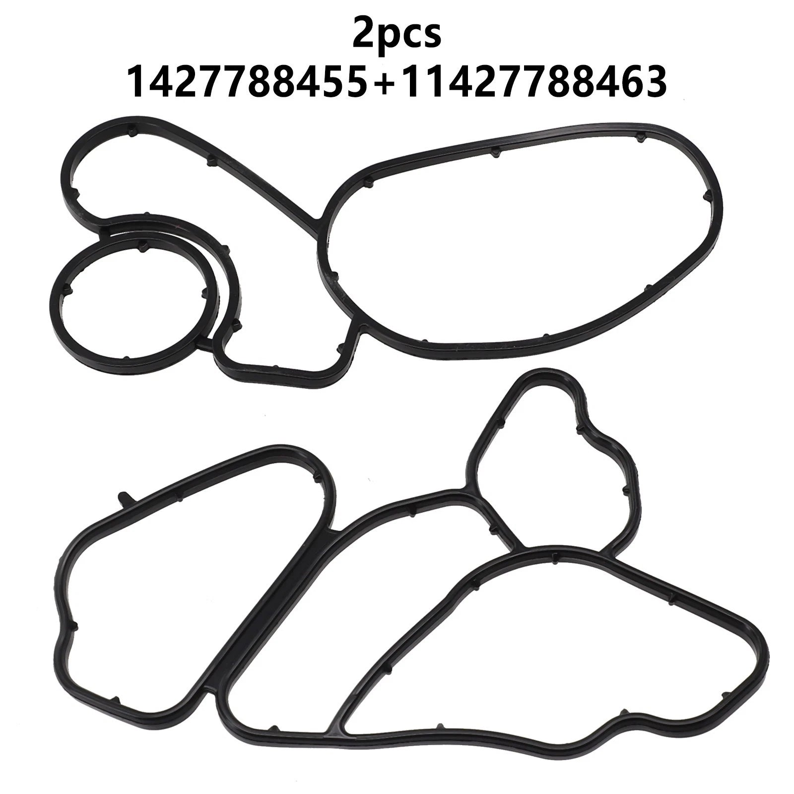 2X Element Seal Gasket for BMW (11427788455, 11427788463)