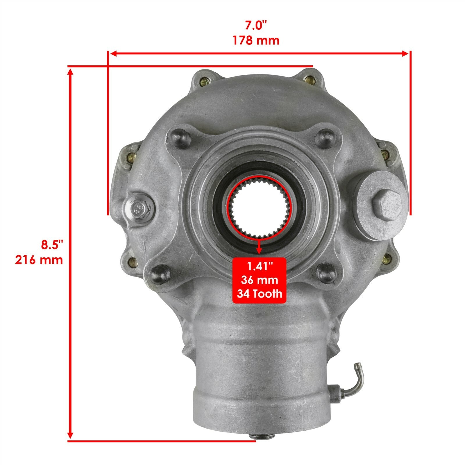 Rear Differential Replacement for Honda Rancher 420 TRX420FE 4WD (2007-2013)