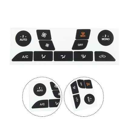 11Pcs Air Condition Control Button Repair Stickers for Ford Focus (1999–2005)