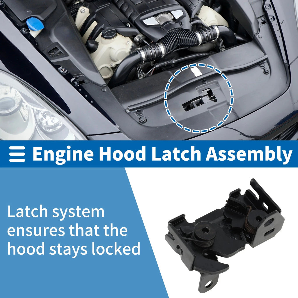 Hood Latch Assembly OEM Replacement for Mercedes-Benz C250 (2012–2015)