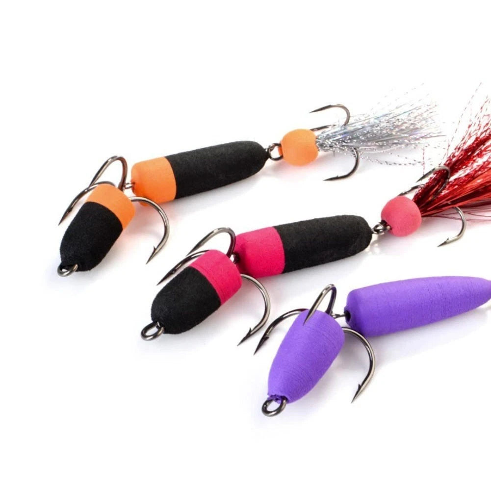 Set of 4 Soft Lure Swimbaits for Perch Pike (75mm)