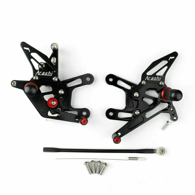 CNC Aluminum Rearsets Footpegs for Kawasaki ZX-10R (2011–2015) ZXT00J