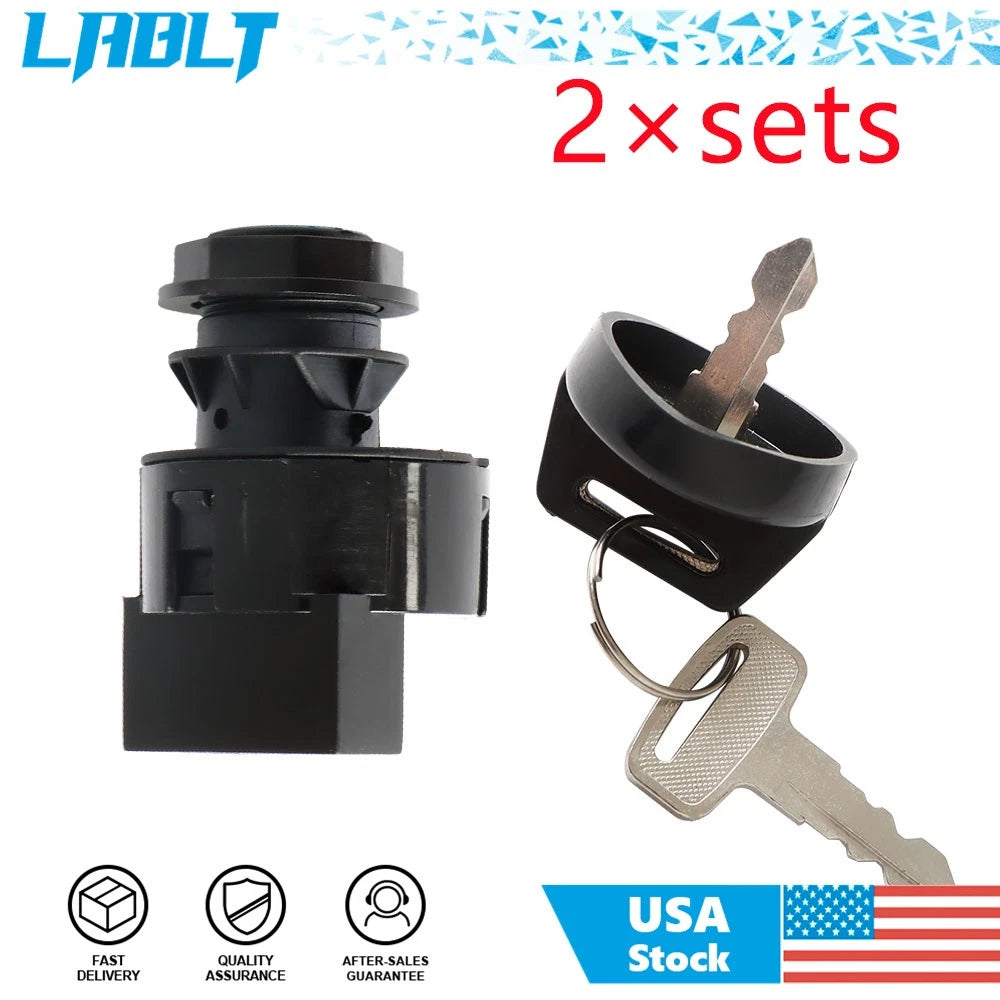 2X Ignition Key Switch for Polaris Hawkeye 300 325 400 (2006–2014)