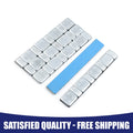 Wheel Balance Weight Strip Adhesive Backing for Motorcycle 124x18mm (Set)
