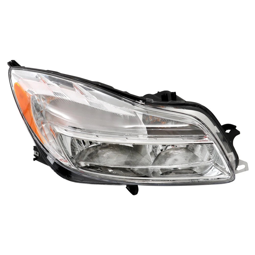 Headlight Assembly for Buick Regal (2011–2013) Right RH Halogen Chrome Clear
