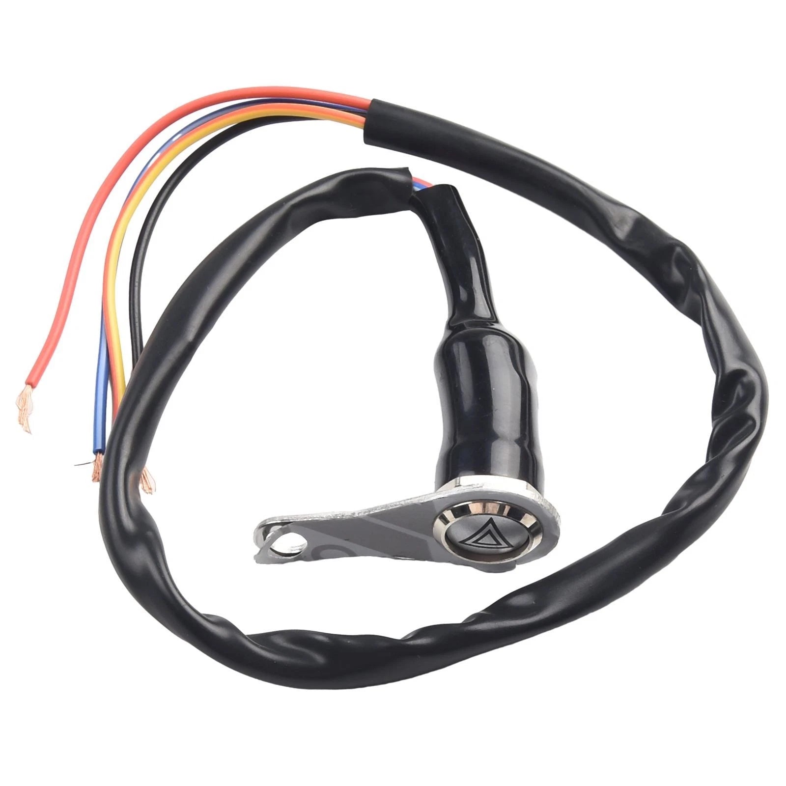 Red LED Push Button Switch for Motorcycle (12V)