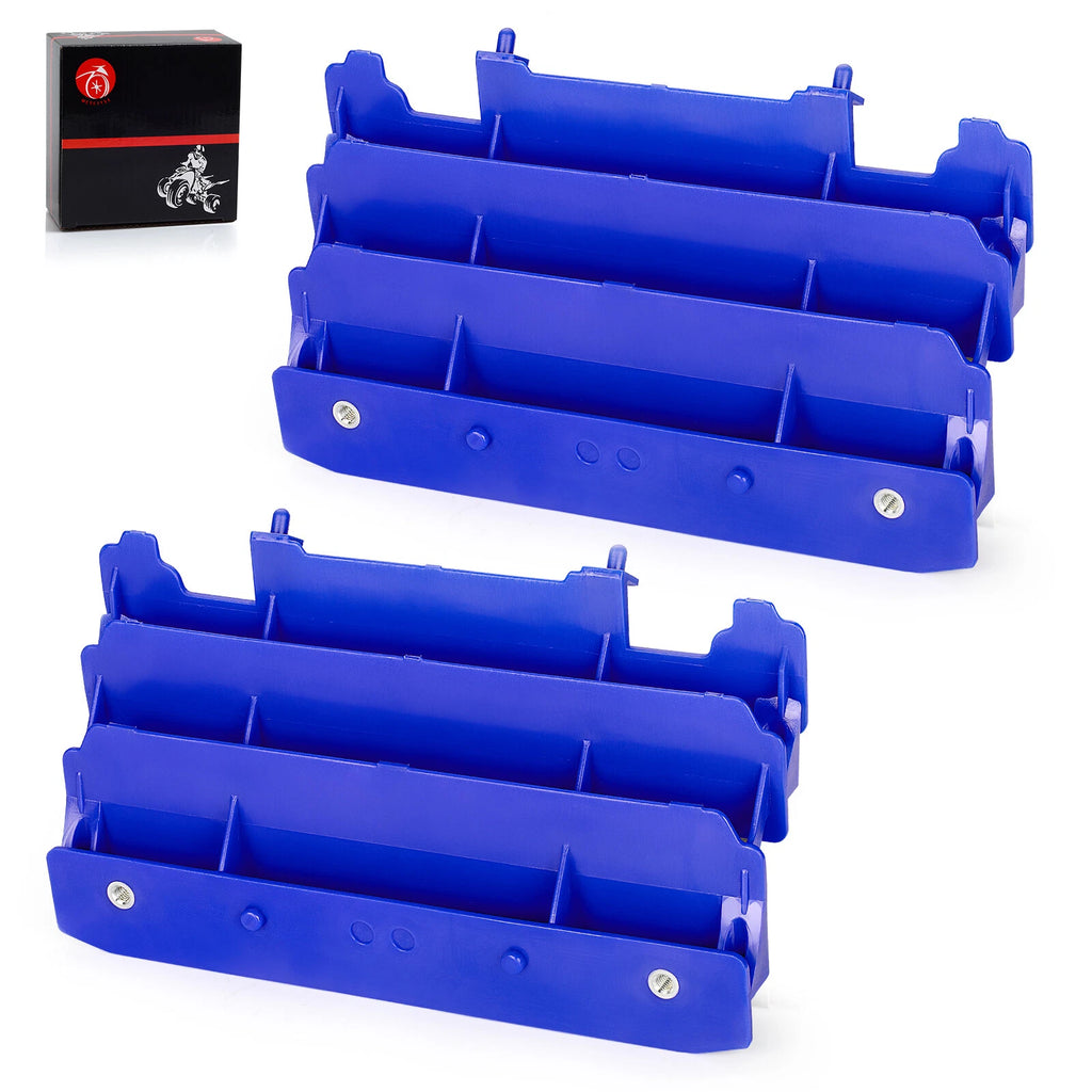 Pair Blue Radiator Louvers Guards #8985500001 for Yamaha YZ125/YZ250 (2006–2022)