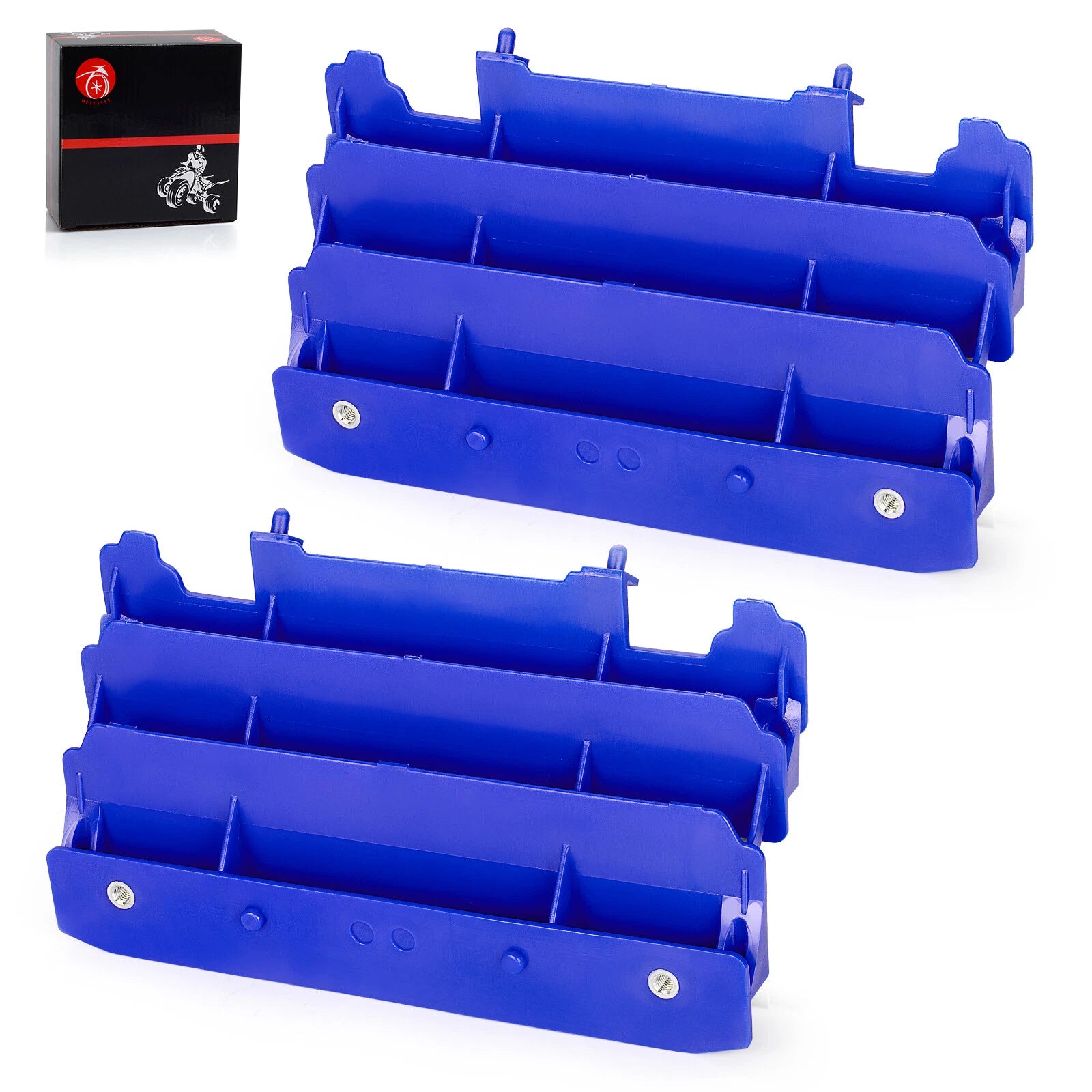 Pair Blue Radiator Louvers Guards #8985500001 for Yamaha YZ125/YZ250 (2006–2022)