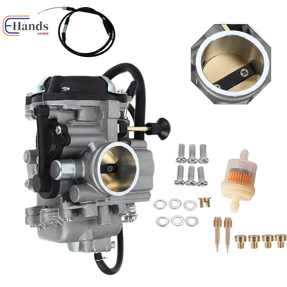 Carburetor & Throttle Cable for Yamaha Bear Tracker 250 YFM250X (1999–2004)