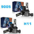 4X Novsight 9005 H11 LED Headlight Bulb Conversion Kit (6500K White)