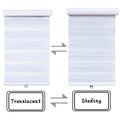 Zebra Roller Blinds for Cordless Dual Layer Shade (44")