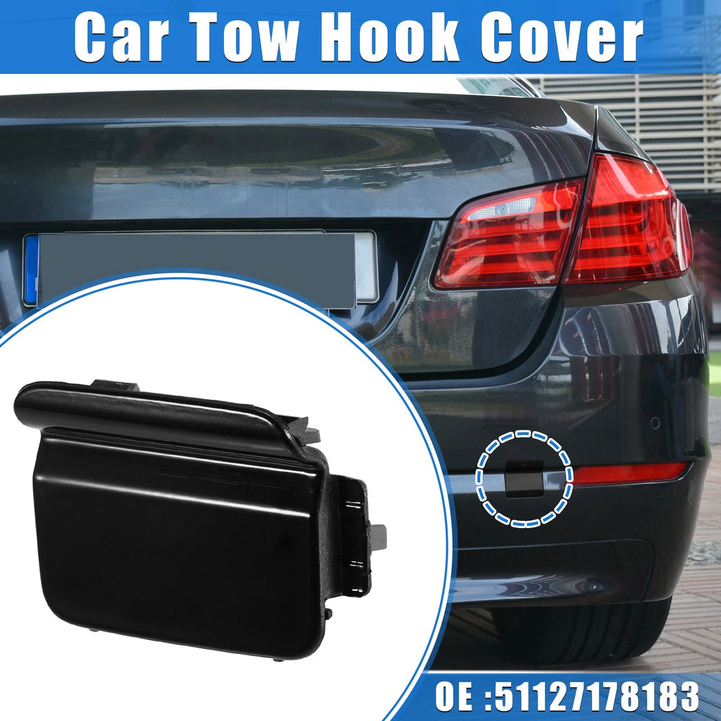 Rear Tow Eye Hook Cover Replacement for BMW 550i 528i 535i (2008–2010)