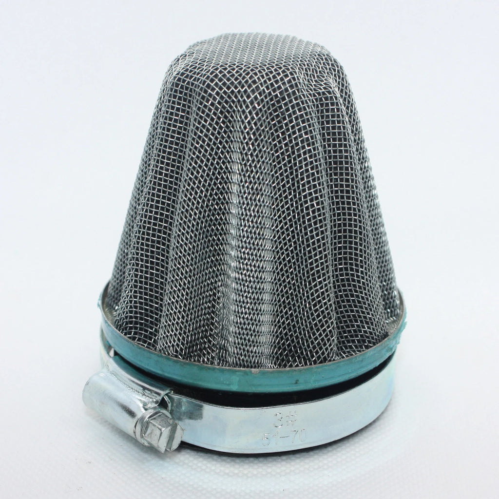 58mm Steel Chrome Pod Air Filter for ATV Dune Buggy (PIT)