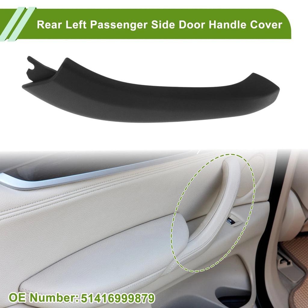 Door Handle Pull Trim Cover Replacement for BMW X3 G01 (2018–2021) Black