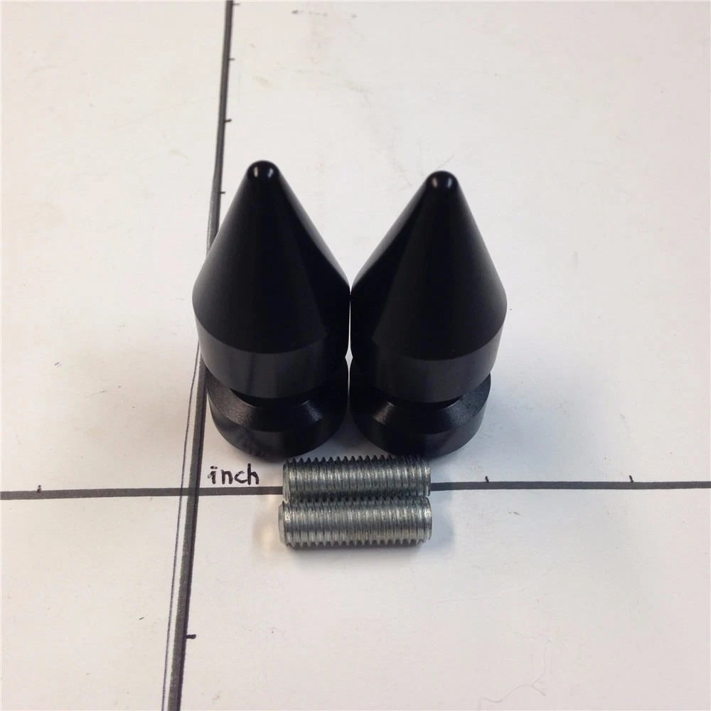 Black Spike Swingarm Spools 8mm for Honda CBR 1000RR (2004–2011)