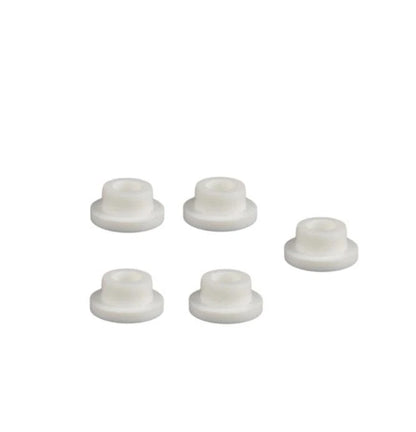 Waterproof Silicone Hole Covers Set of 4 - White Rubber, Chemical Resistant