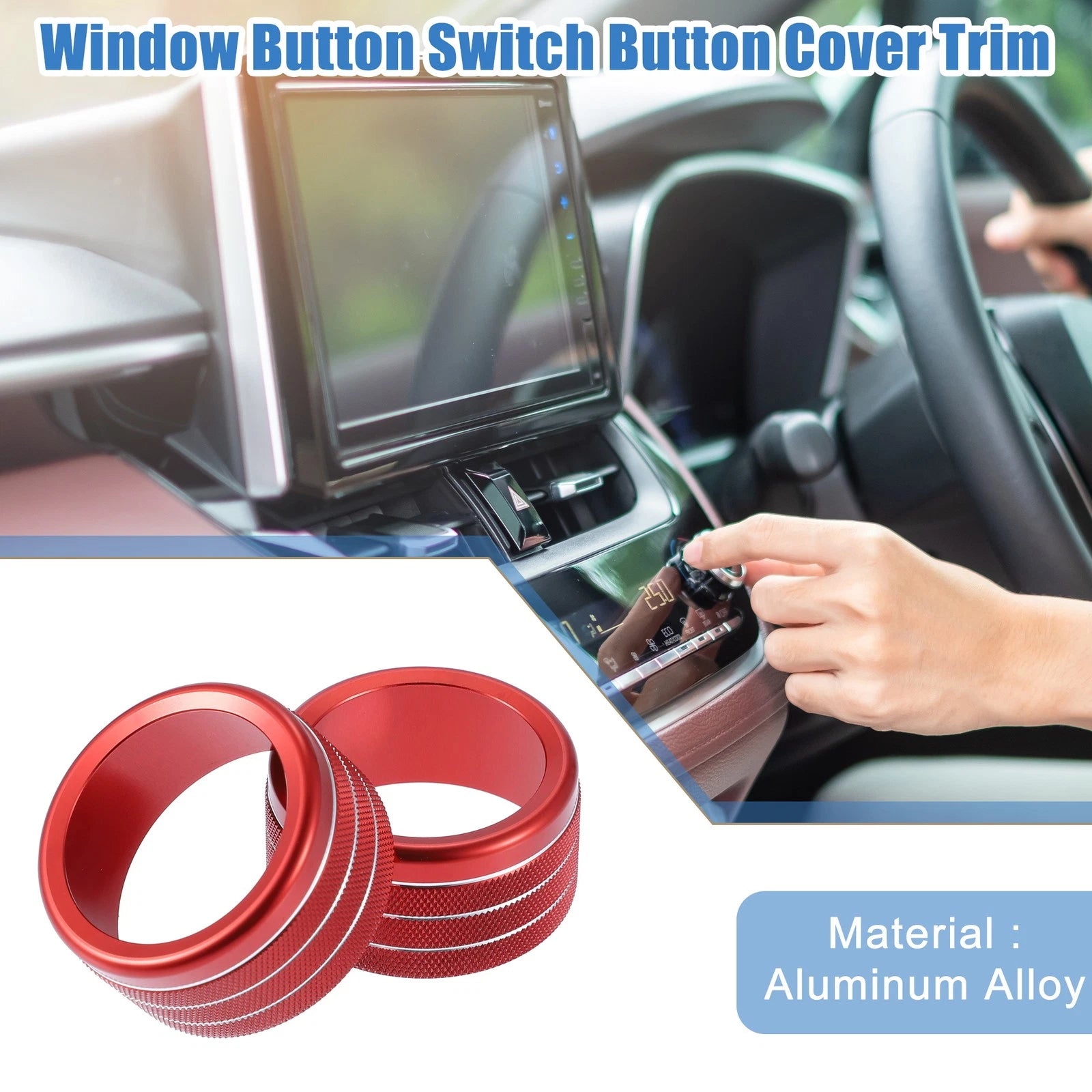 Air Conditioning Control Switch Knob Cover Replacement for Toyota Tundra (2014–2021)