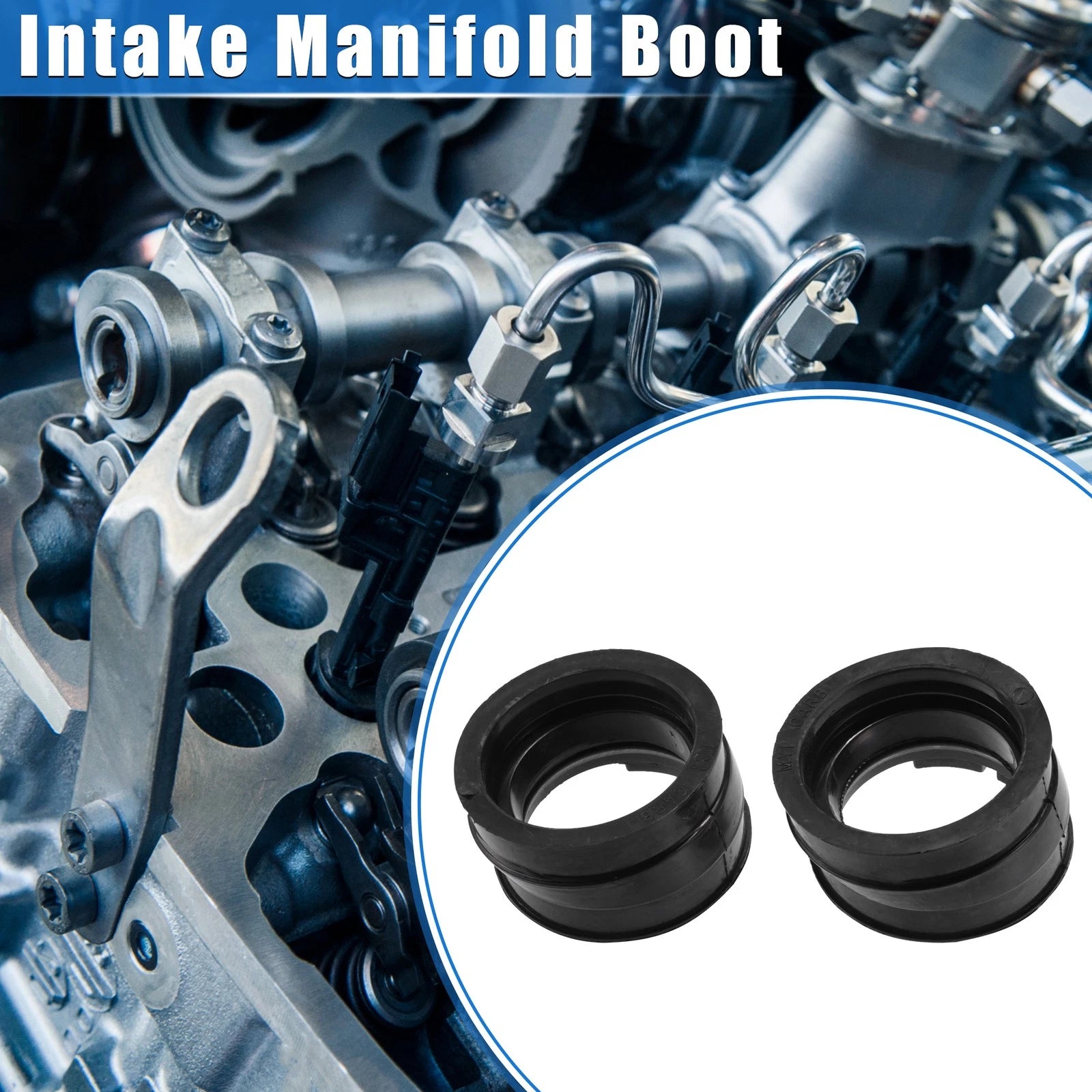Carburetor Intake Manifold Boot Kit Replacement for Honda 650 V Deauville (2003–2013)