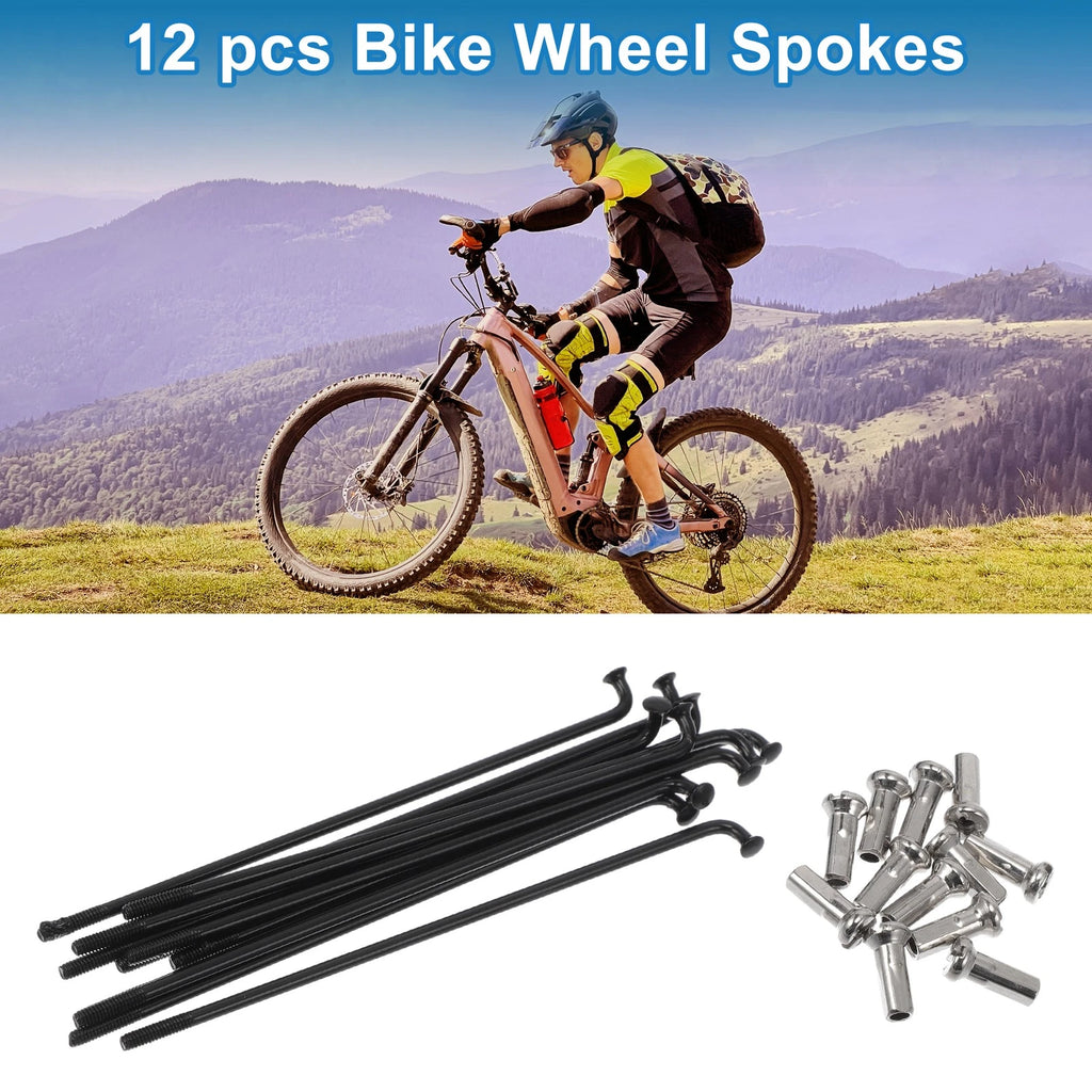 Bicycle Spoke Nipples Replacement 304 Stainless Steel 14G 87mm Universal