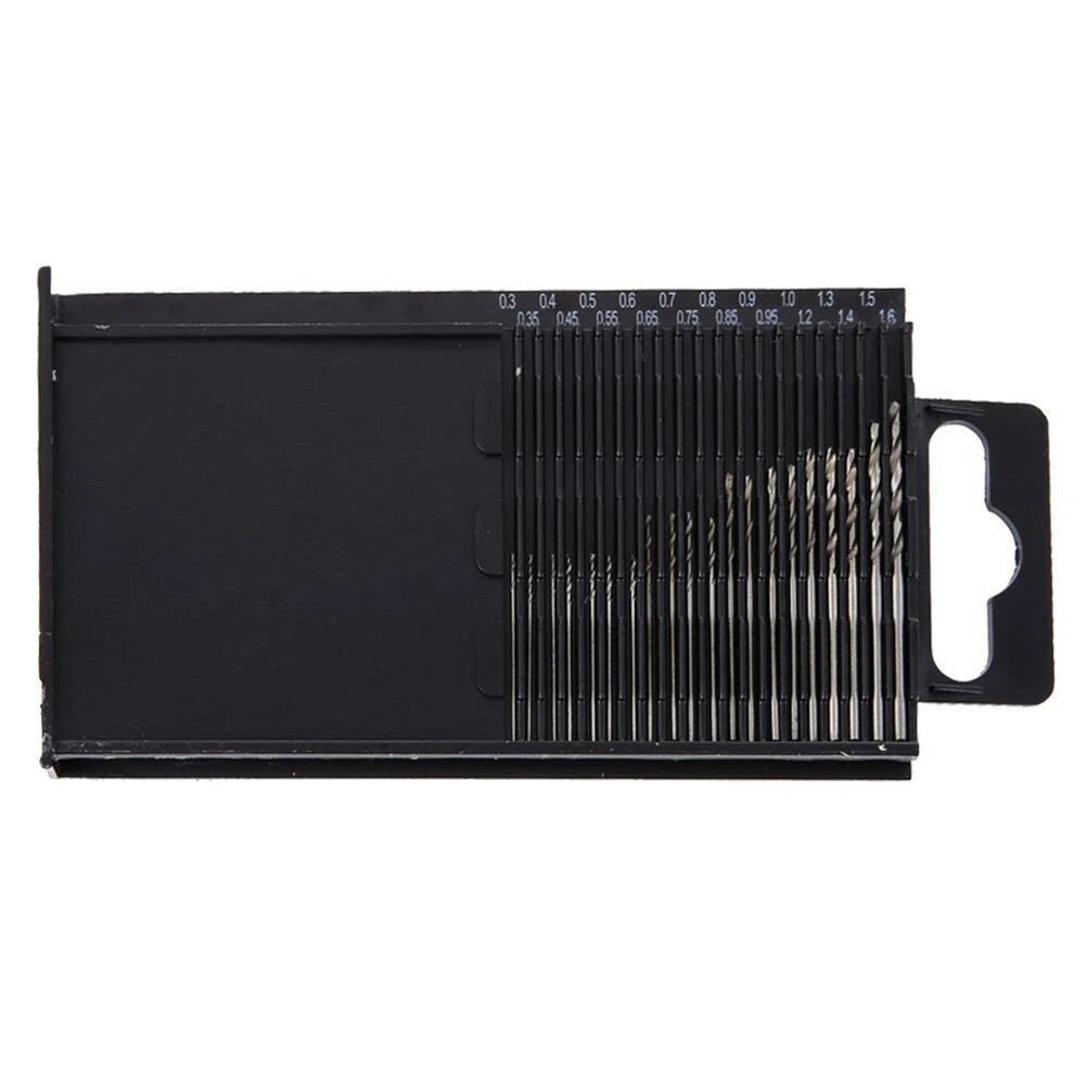 20Pcs HSS Spiral Drill Bits for Jewelry Making