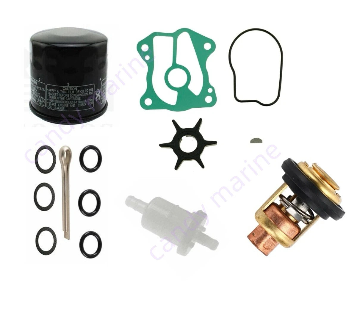 Service Kit for Honda Outboard 25HP 30HP (06211-ZV7-505, 06192-ZV7-000)