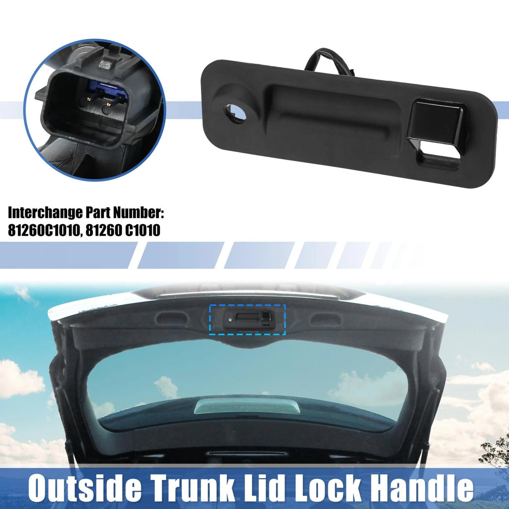 Outside Trunk Lid Lock Handle Replacement for Hyundai Sonata (2015–2017)