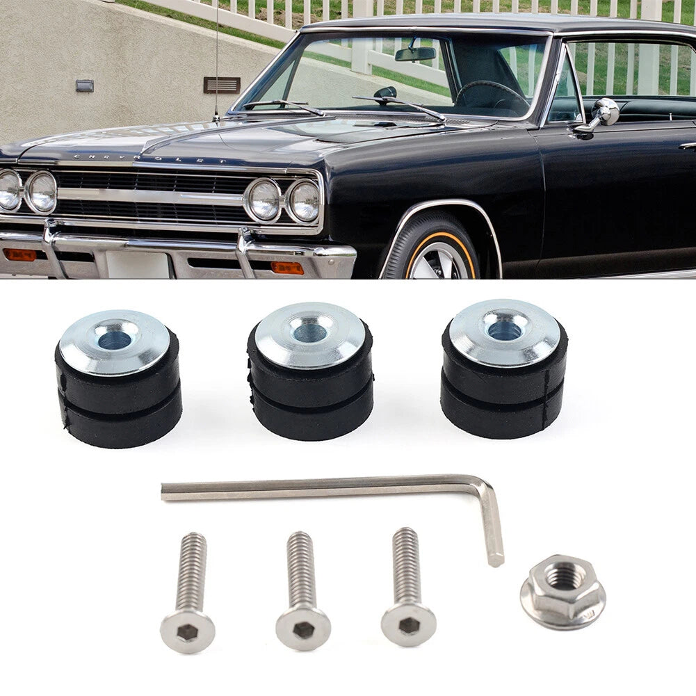 Set of 8 Windshield Washer Wiper Motor Bushing Rubber Grommets for Chevrolet