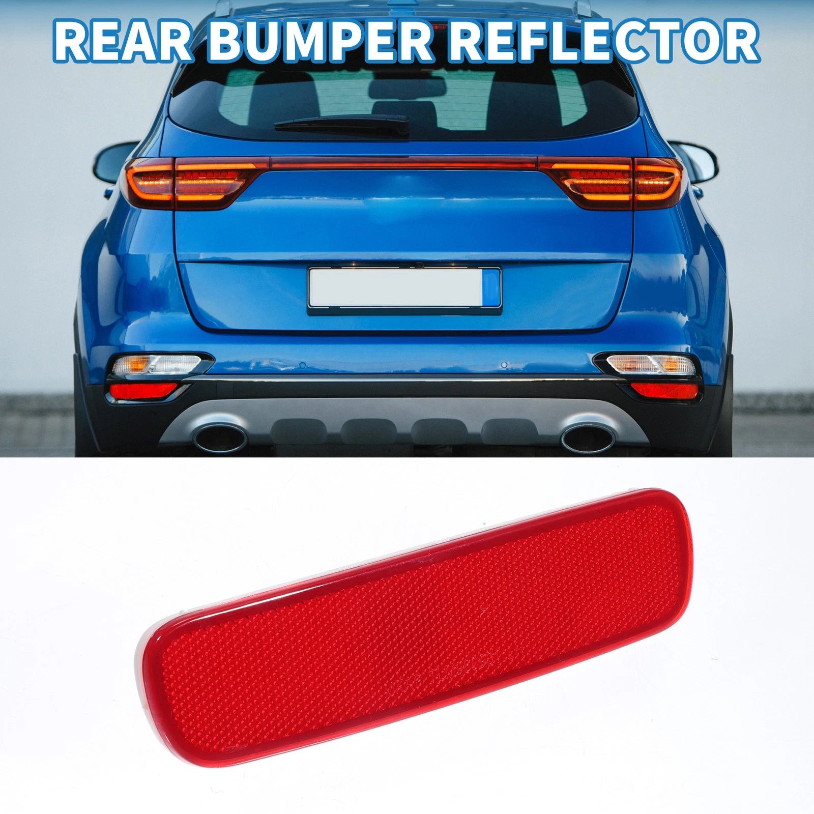 Rear Left Side Bumper Reflector Replacement for Toyota Land Cruiser (1998–2007)