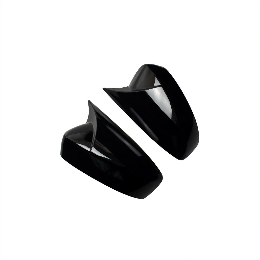 2Pcs Gloss Black Side Wing Mirror Cover Cap for Mazda 6 Atenza (2018–2021)